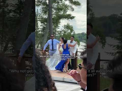 Your wedding is one day. The memories should last all weekend. 🤍