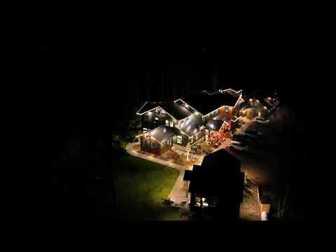 Spooner Lake Island | Night Drone