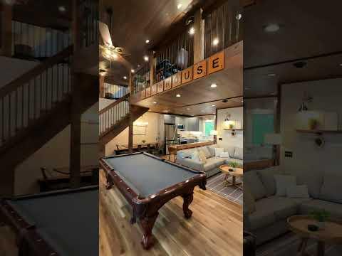 Reel 1 of SLI:  Spooner Lake Island Oasis - Main Floor of Lakehouse and Clubhouse, Pool, and Lake